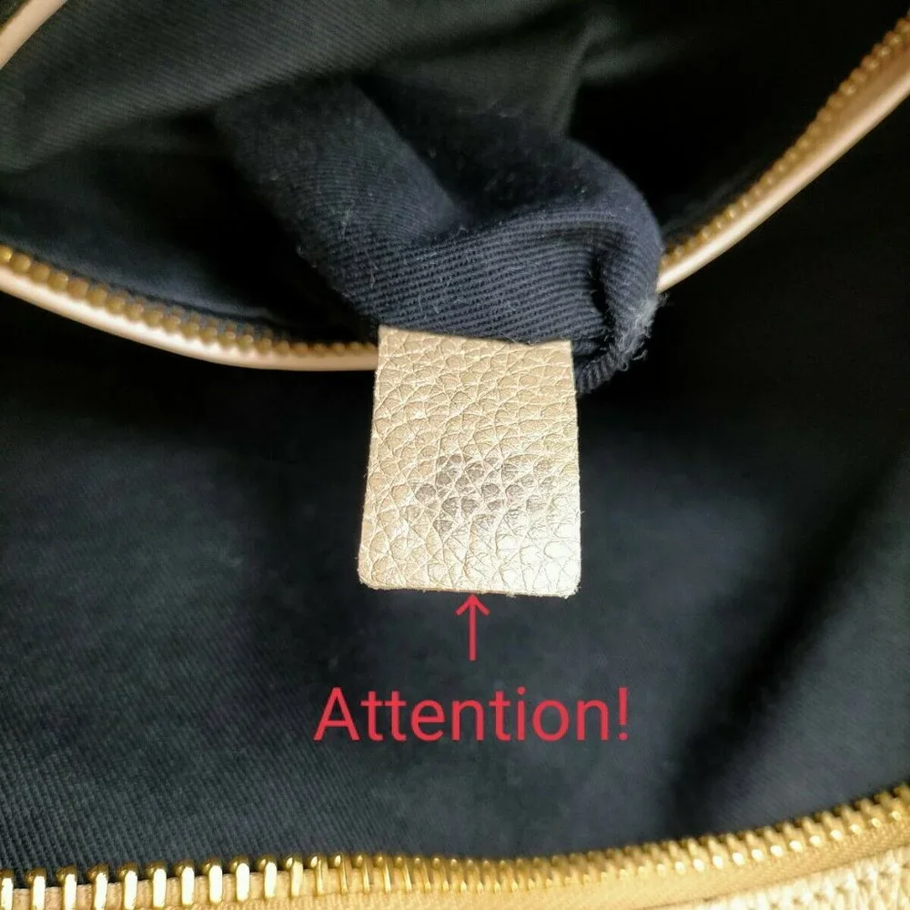 Chloe Hand Bag Beige Leather